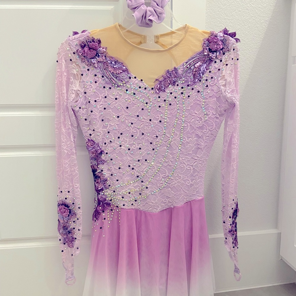 handmade figure skating dress for competition